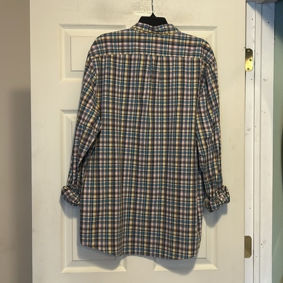 GAP Long Sleeve Button Down Shirt Size XL Slim Fit NWT Men’s Multicolor - Picture 6 of 6